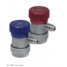 Mastercool quick coupler gaz verme vanası R134a 1/4" (alçak basınç) MAVİ